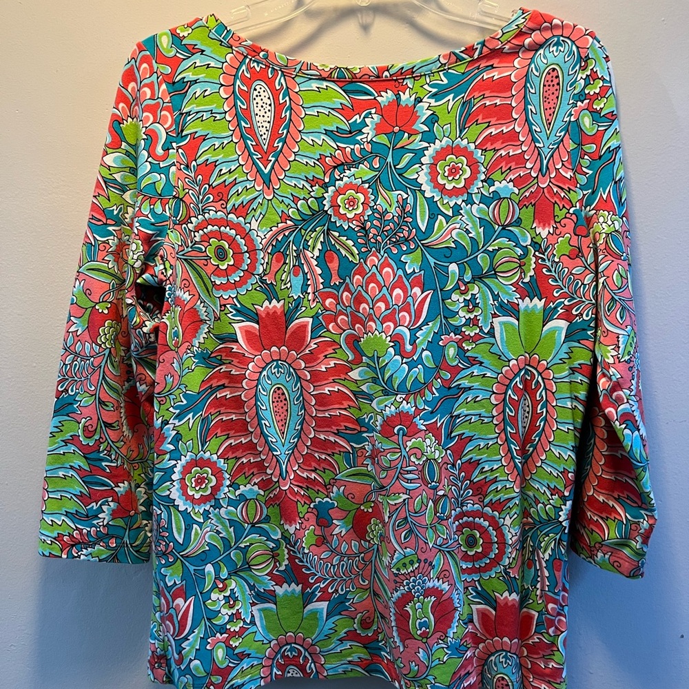 Talbots Floral Multicolor Women's Top